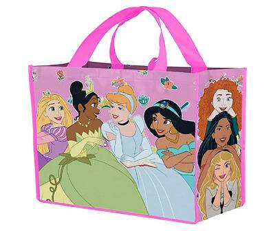 Pink Disney Princess X-Large Reusable Tote Bag
