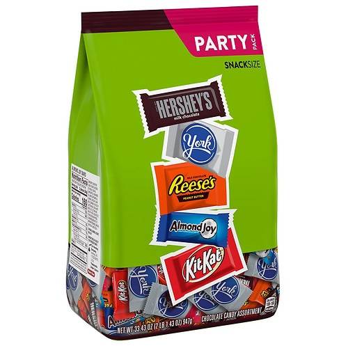 Hershey's Snack Size Candy, Individually Wrapped, Bulk Party Pack - 33.43 oz
