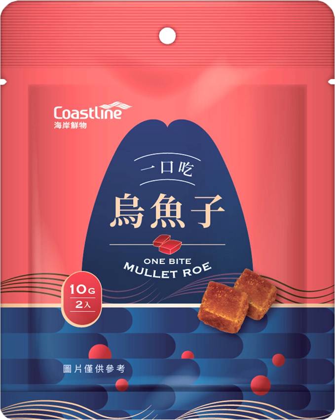 一口吃烏魚子