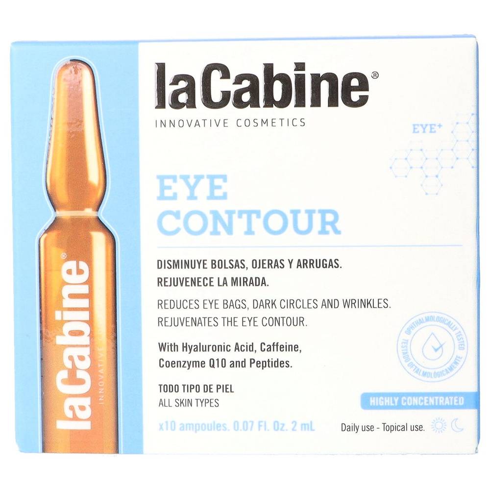 Ampollas Contorno de ojos LA CABINE 10uds 2ml