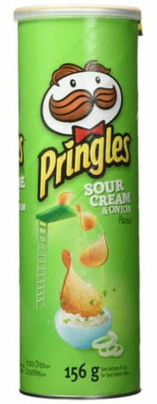 Pringles Potato Chips, Sour Cream & Onion (156 g)