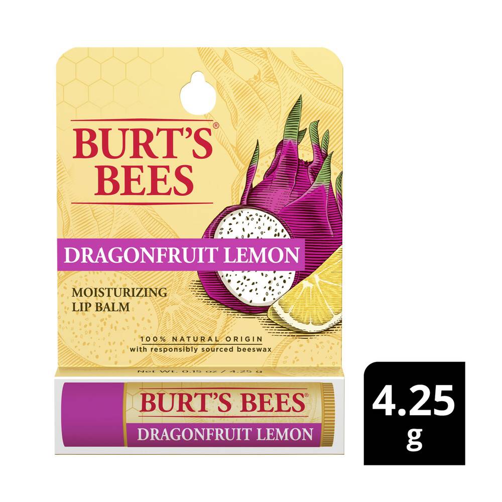 Burt's Bees Dragon Fruit Lemon Lip Balm