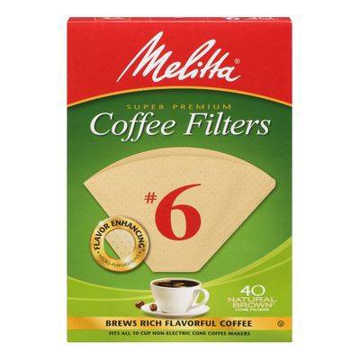 Melitta No 6 Coffee Filters (40 g)
