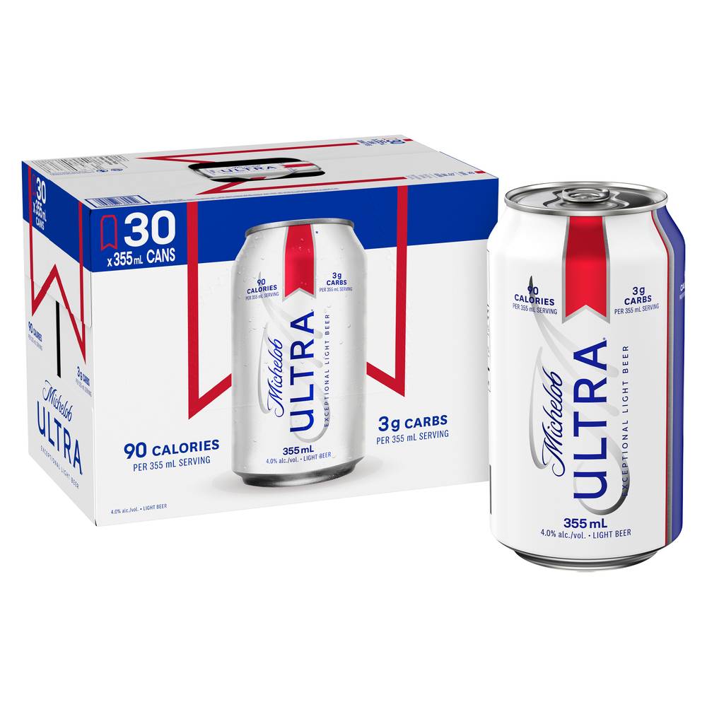 Michelob Ultra Beer (30 x 355 ml)