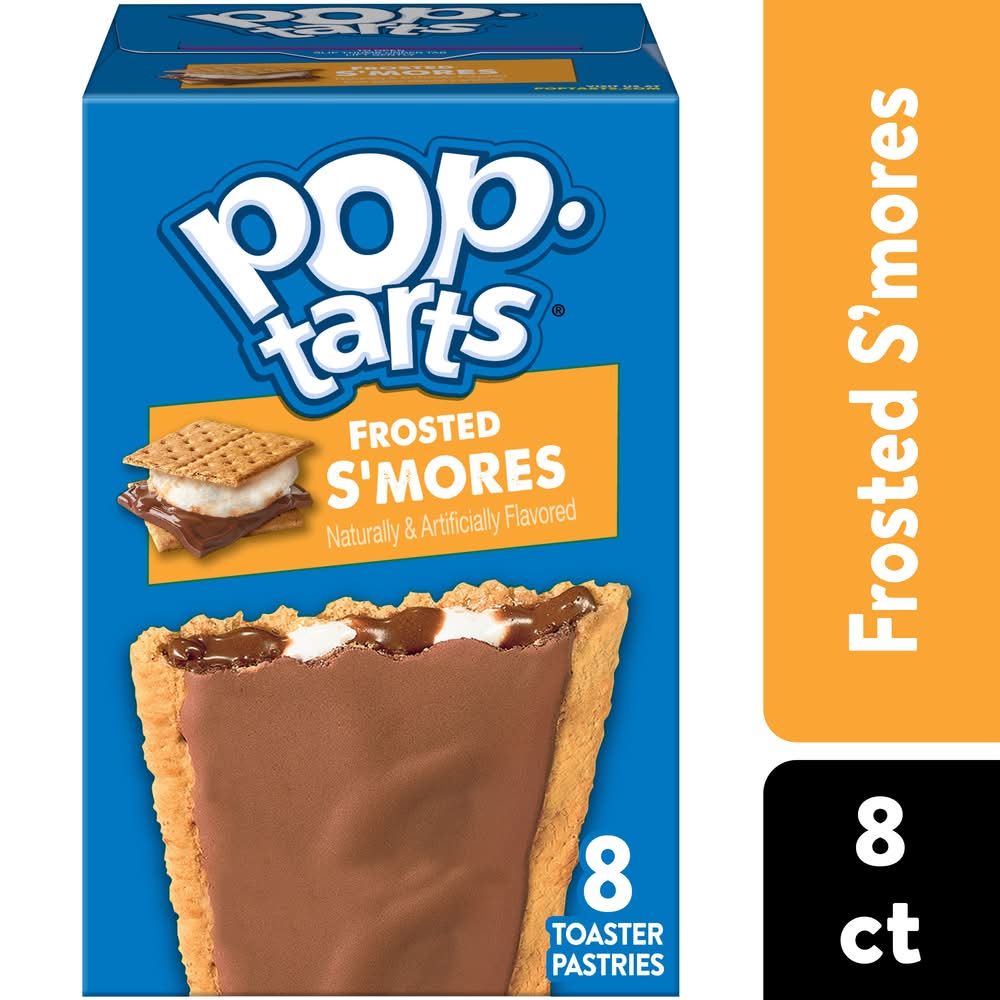 Pop-Tarts Flavored Toaster Pastries, Frosted S'mores (13.5 oz, 8 ct)