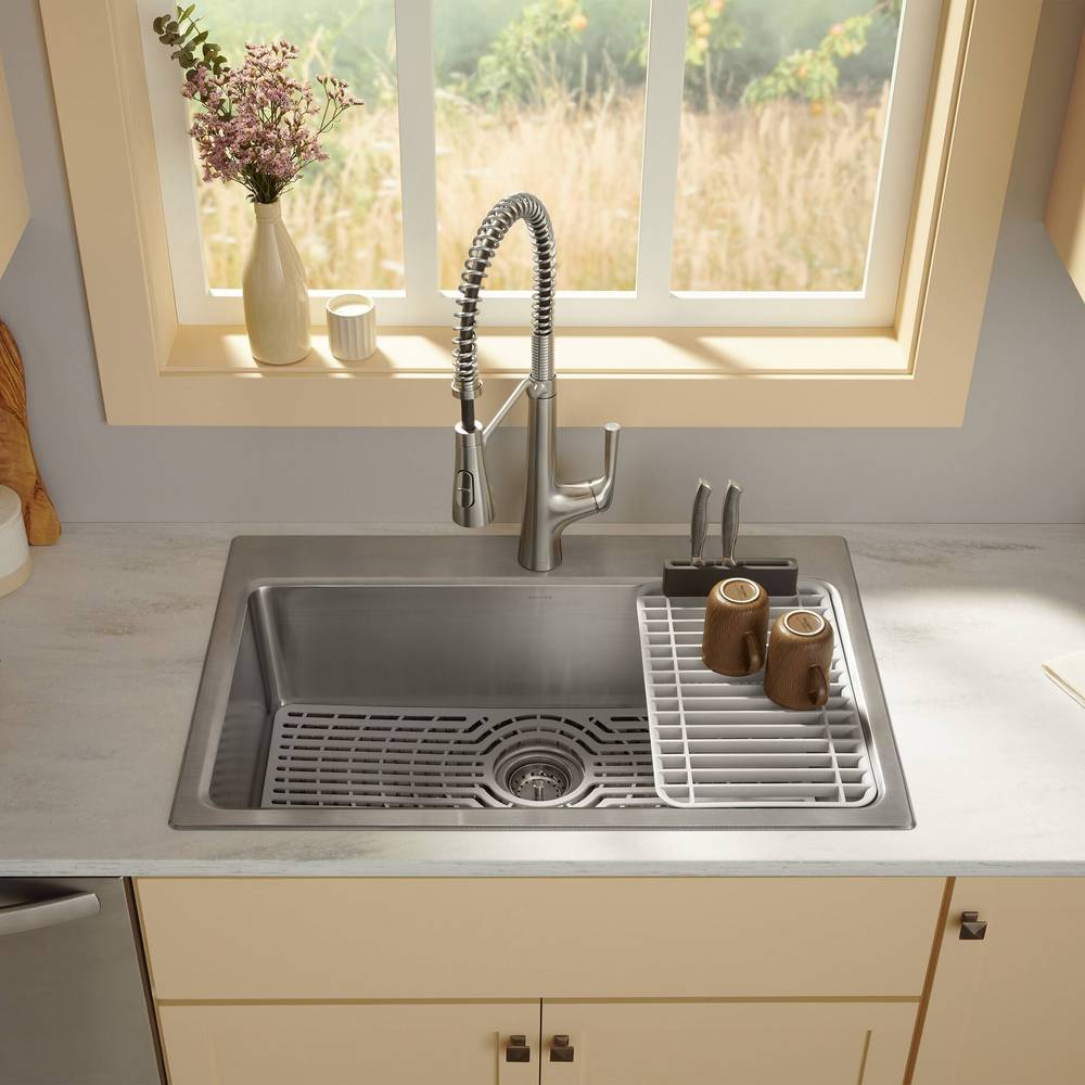 Kohler Pro-Function Kitchen Sink Kit, Stainless Steel