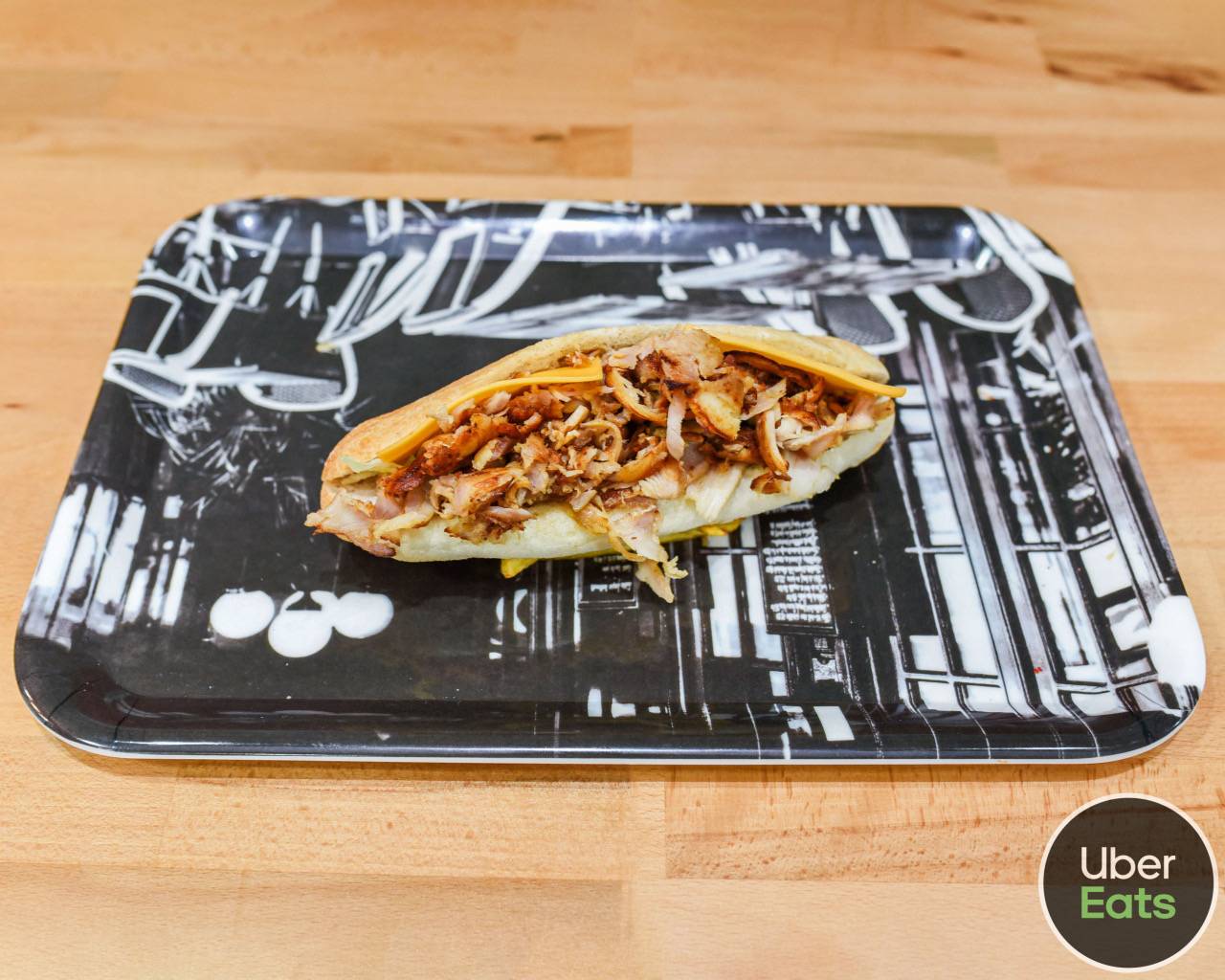 Sandwich cheese kebab