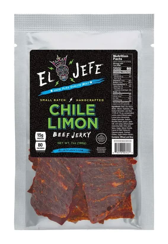 El Jefe Chile Limon Beef Jerky