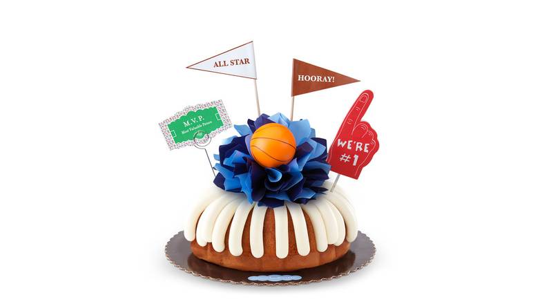 MVP – Basketball 10” Decorated Bundt Cake