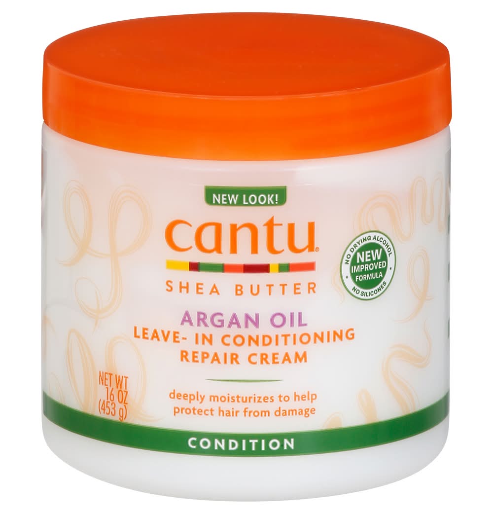 Cantu Leave-In Conditioning Repair Cream, Argan Oil (16 oz)