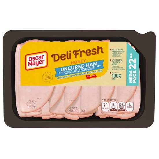 Oscar Mayer Deli Fresh Uncured Honey Ham Mega pack