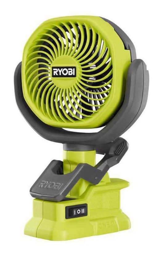 Ryobi One+ 18V Cordless 4 In. Clamp Fan (Tool Only)