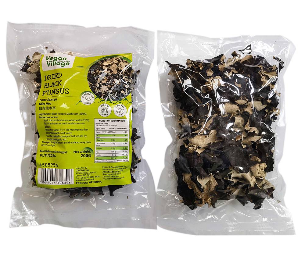 Vegan Village Dried Black Fungus (200g)