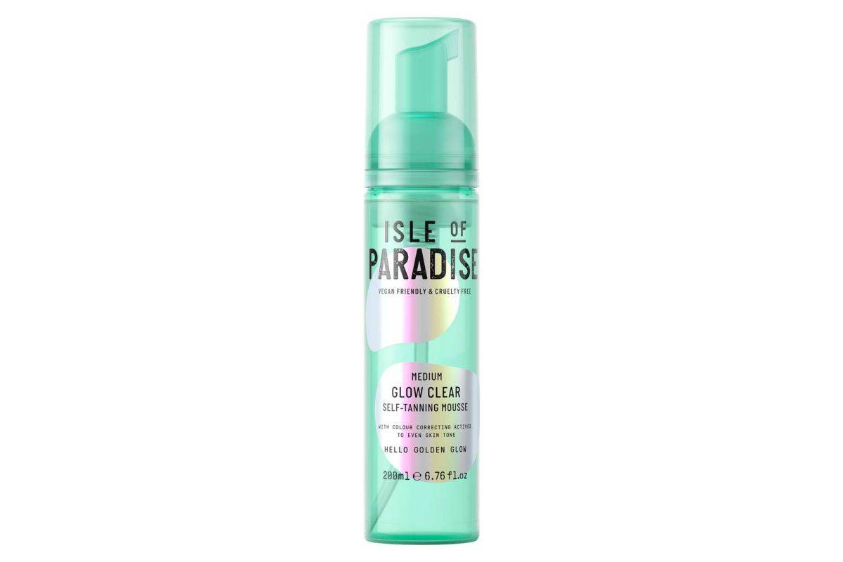 Isle of Paradise Glow Clear Self Tan Mousse Medium 200ml