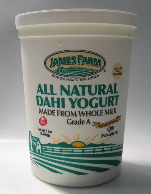 James Farm - Dahi Whole Milk Yogurt - 5 lbs