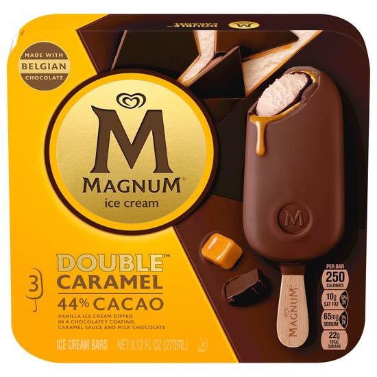 Magnum Double Caramel Vanilla Ice Cream Bars (3 ct)
