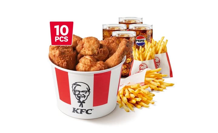 Bucket meal 10 Original pieces
