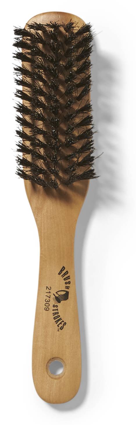 Brush Strokes Soft Boar Bristle Wooden Styling Brush