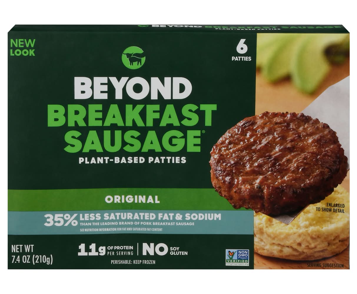 Beyond Breakfast Sausage Patties, Original (7.4 oz, 6 ct)