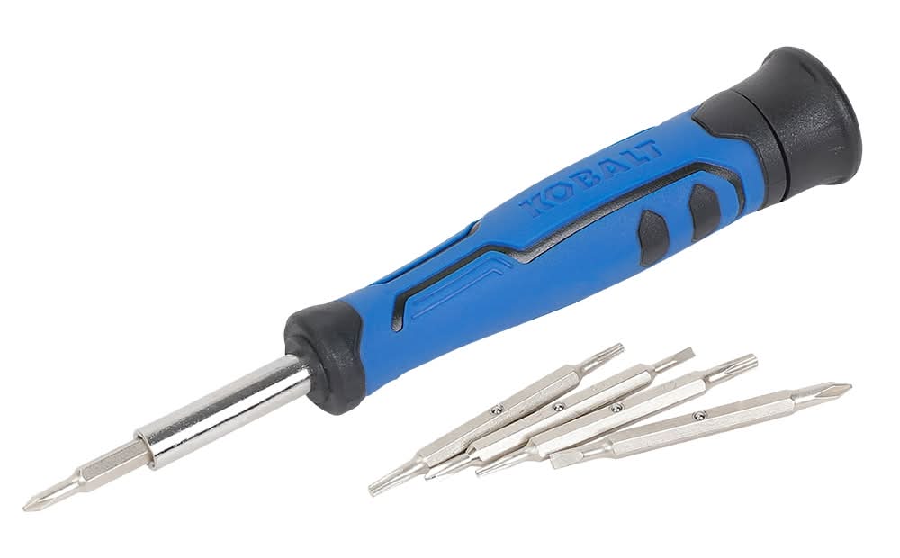 Kobalt Blue 10 -Piece 3-1/2-in Multi-Bit Replaced Screwdriver