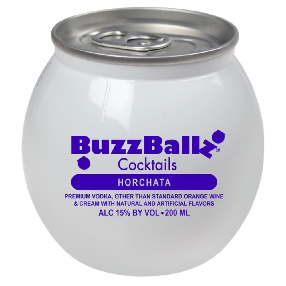 BuzzBallz Premium Cocktails, Horchata (200 ml)
