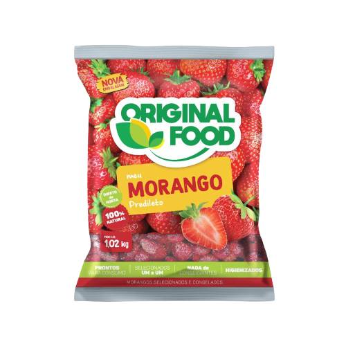 Original food morango congelado (1,02 kg)