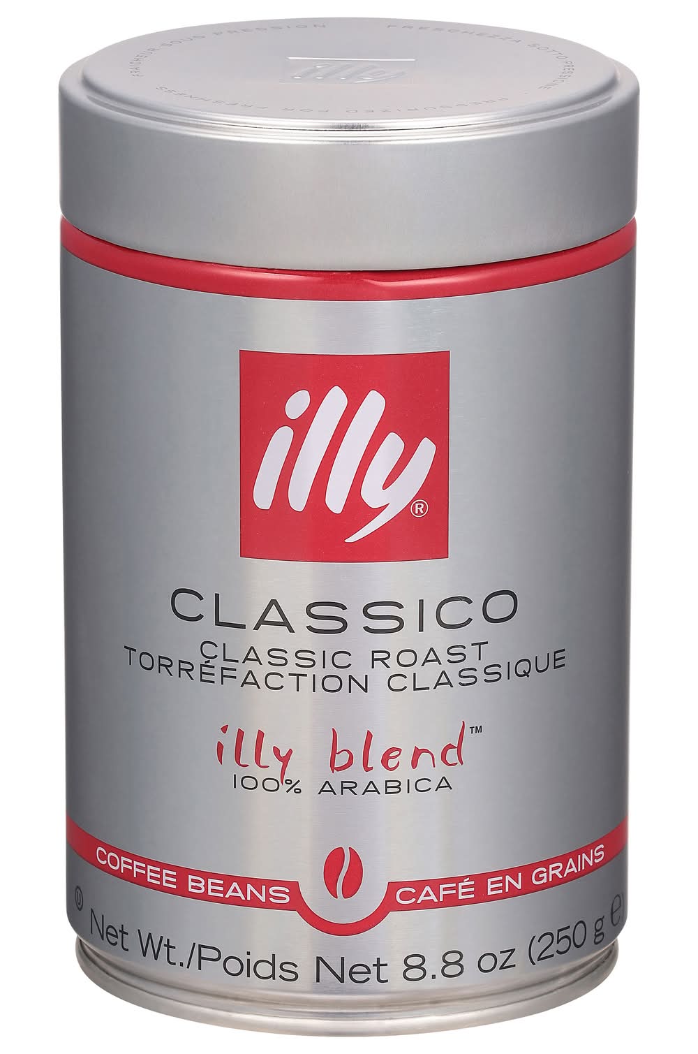 Illy Classic Roast Blend Beans Classico Coffee (8.8 oz)