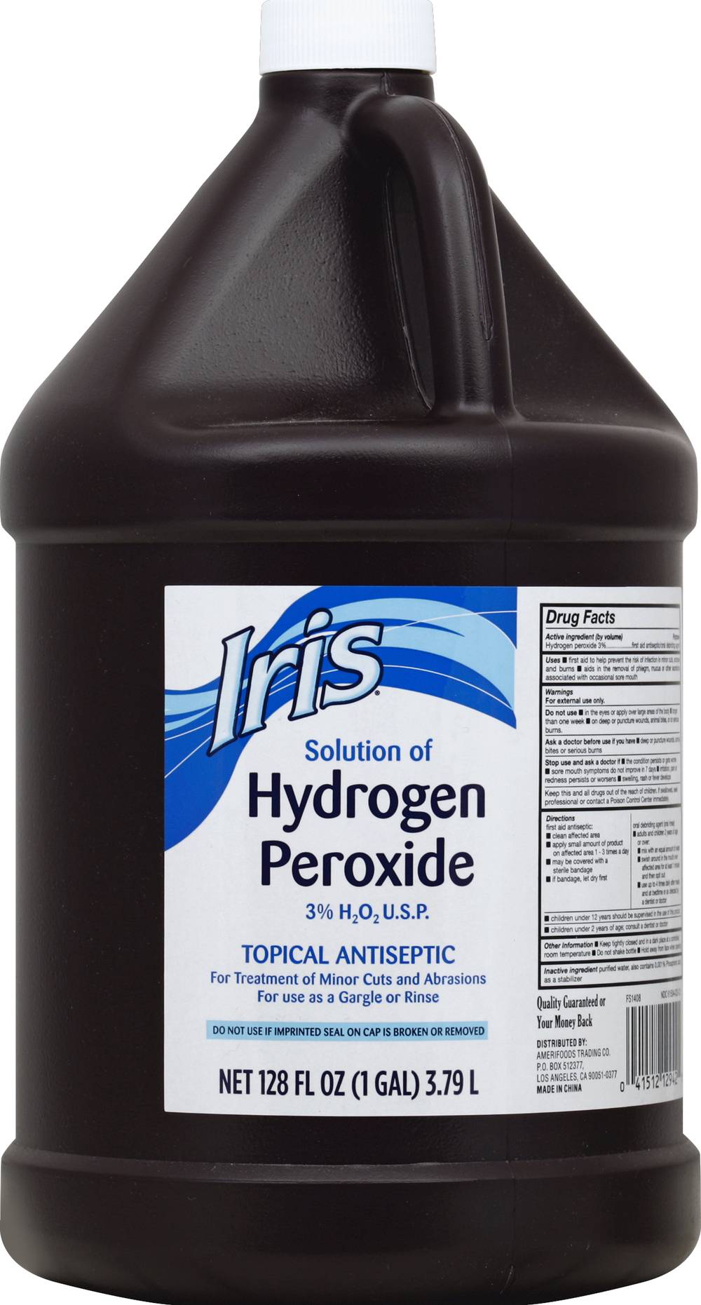 Iris Solution Of Hydrogen Peroxide Topical Antiseptic (8.36 lbs)