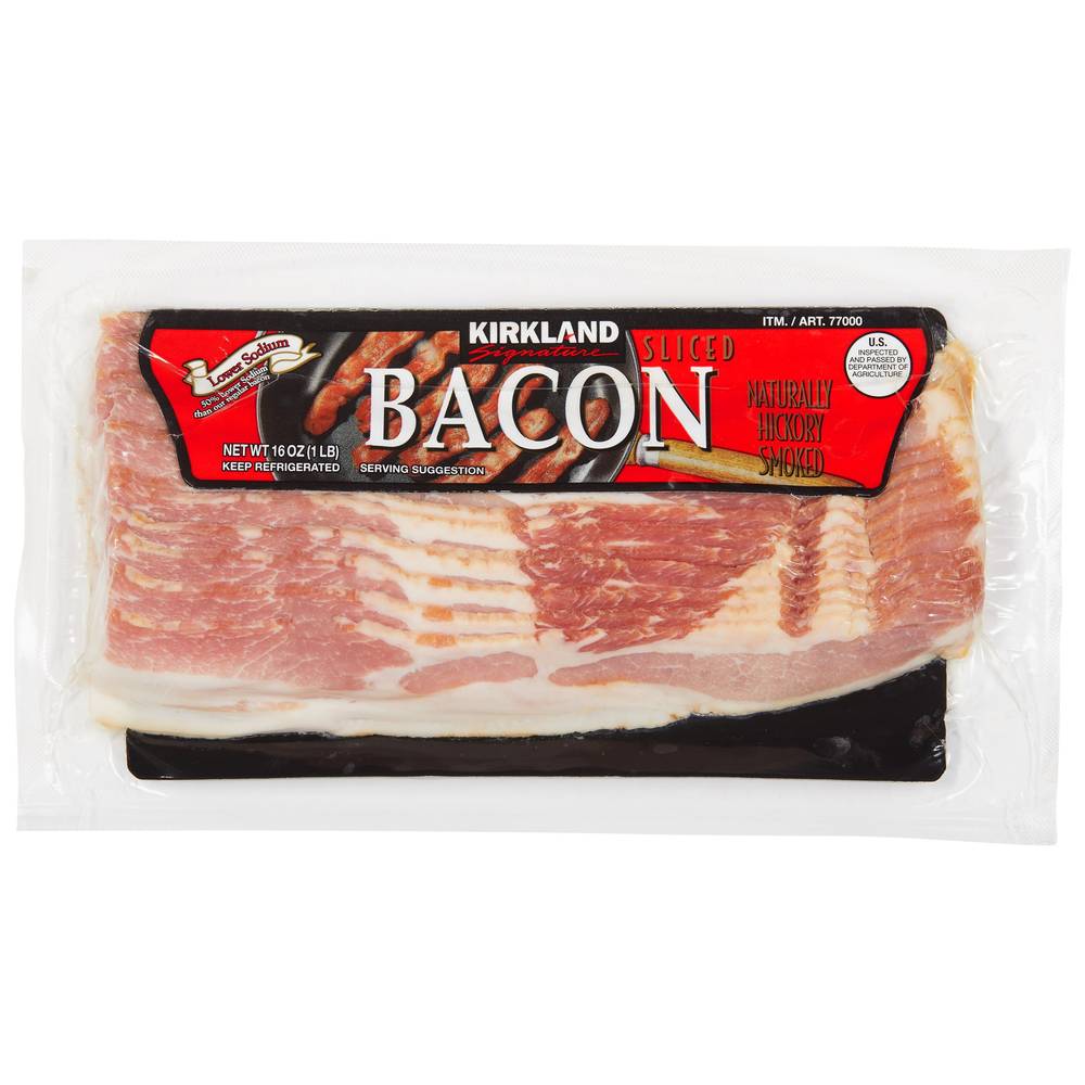 Kirkland Low Sodium Bacon (4lb count)