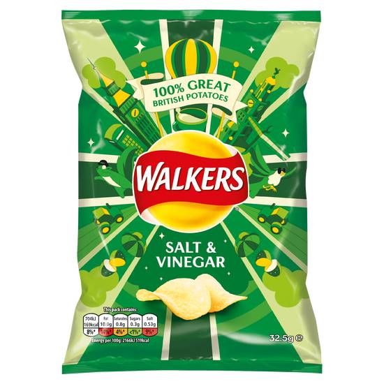 Walkers Crisps Salt and Vinegar (50G)
