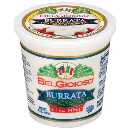 Belgioioso Burrata Cheese (8 ct)