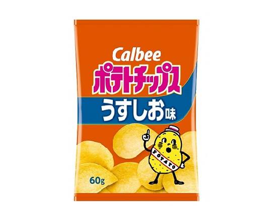 73149：カルビー ポテトチップス うすしお味 60G / Calbee Potato Chips Lightly Salted