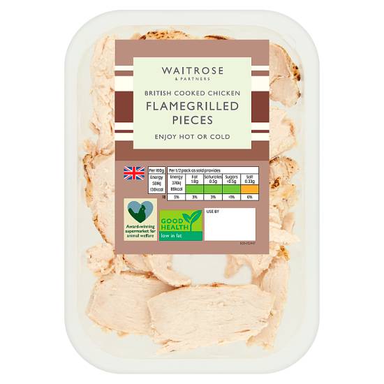 Waitrose & Partners British Cooked Chicken Flamegrilled Pieces