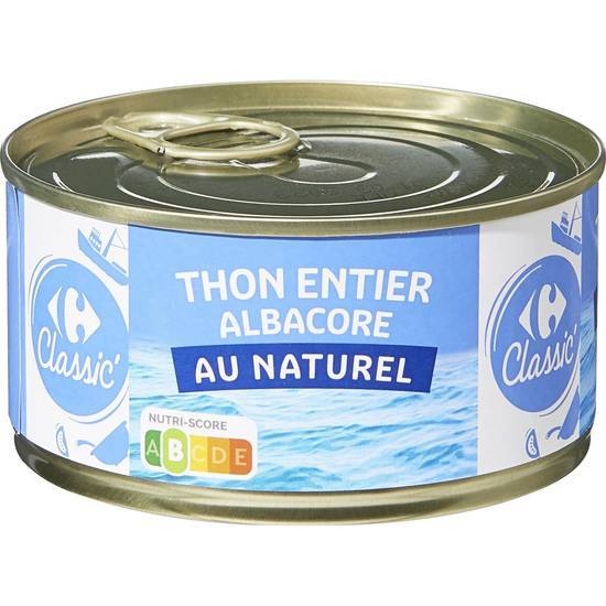 Carrefour Classic' - Thon entier albacore au naturel