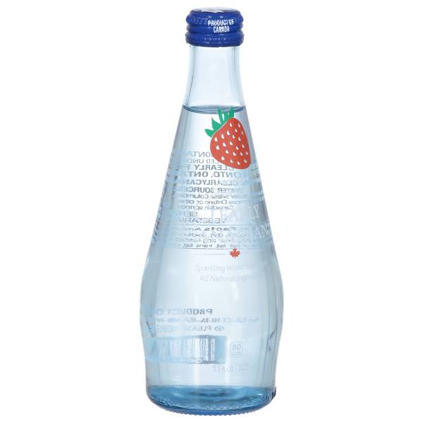 Clearly Canadian Summer Strawberry Sparkling Spring Water Beverage (12x 11oz plastic bottles)