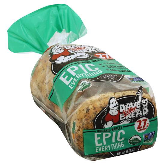 Dave's Killer Bread Organic Epic Everything Bagels (5 ct)