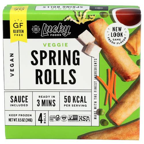 Lucky Foods Veggie Spring Rolls