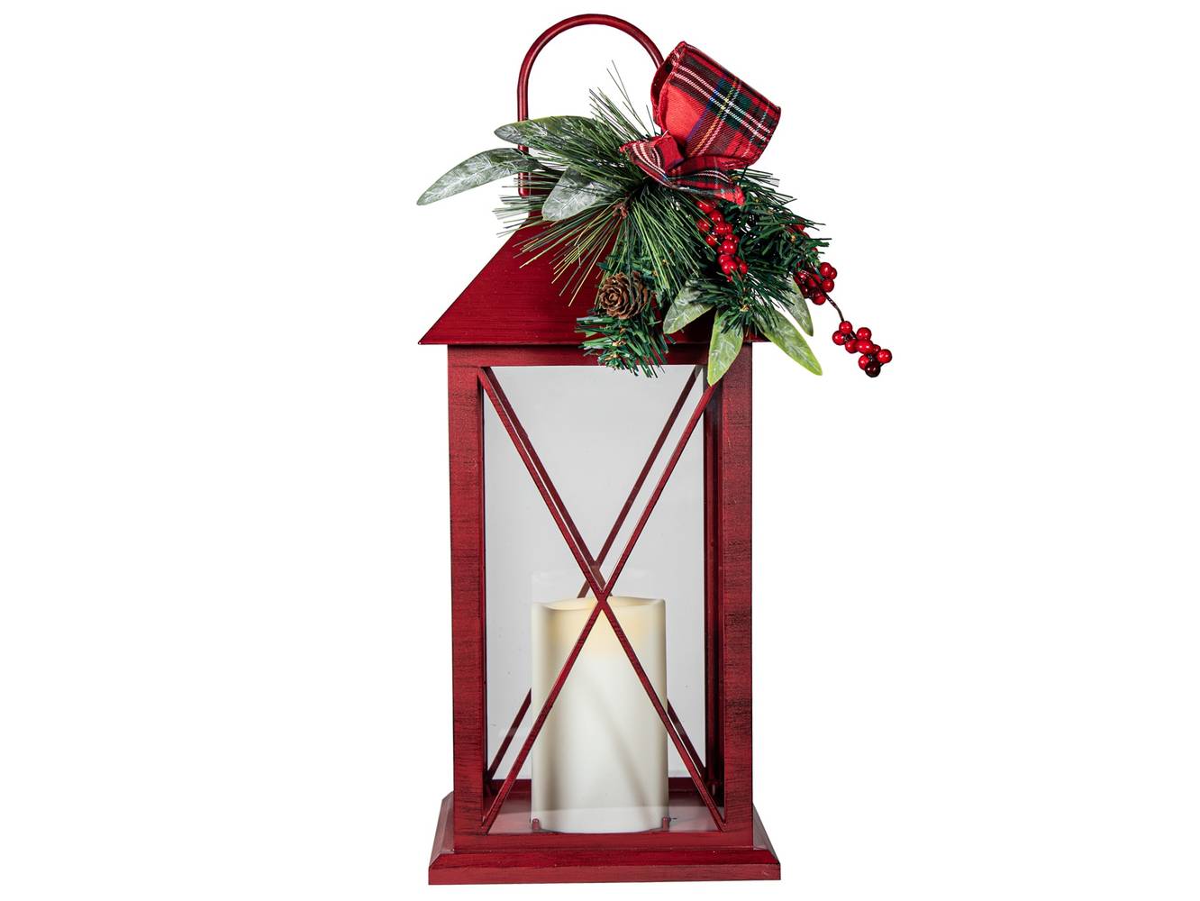 GE 15-in Lighted Decoration Lantern Battery-operated Christmas Decor | 76992LO