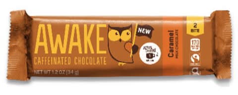 Awake Caffeinated Caramel Milk Chocolate Bar 1.2oz