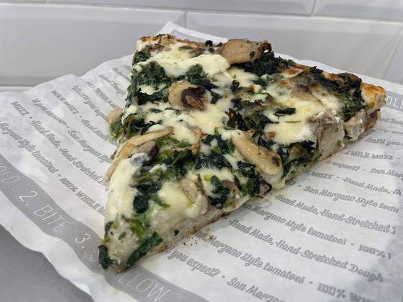 Pan Spinach and Mushroom Slice