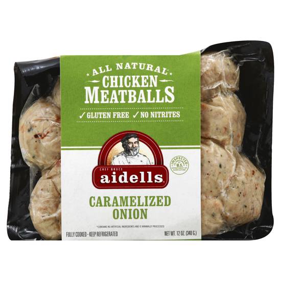 Aidells Chicken Meatballs Caramelized Onion