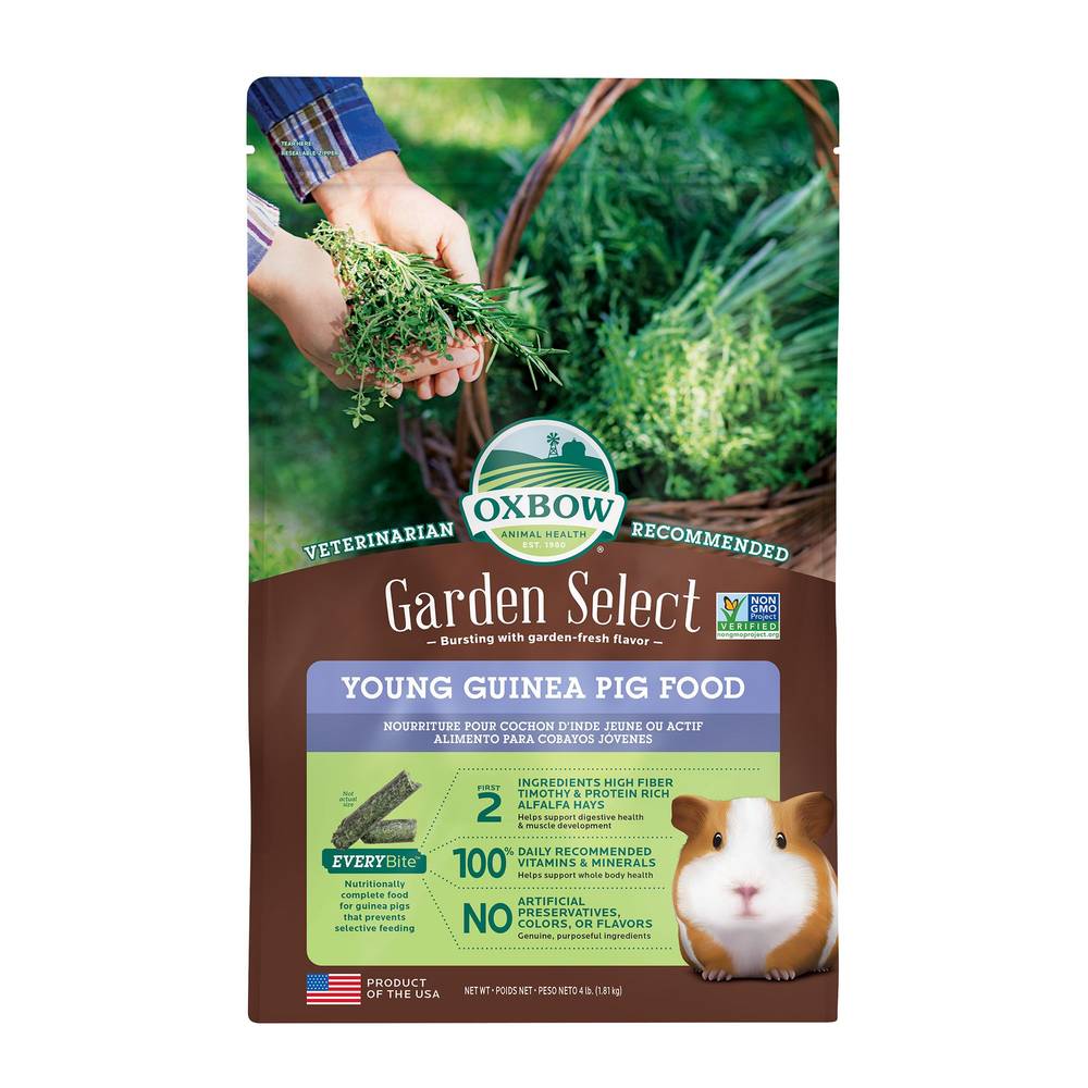 Oxbow Animal Health Garden Select Young Guinea Pig Food (size: 4 lb)