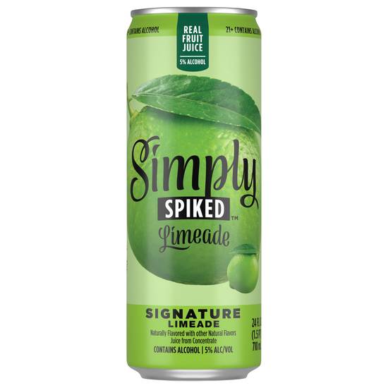 Simply Spiked Signature Beer (24 fl oz) (limeade)