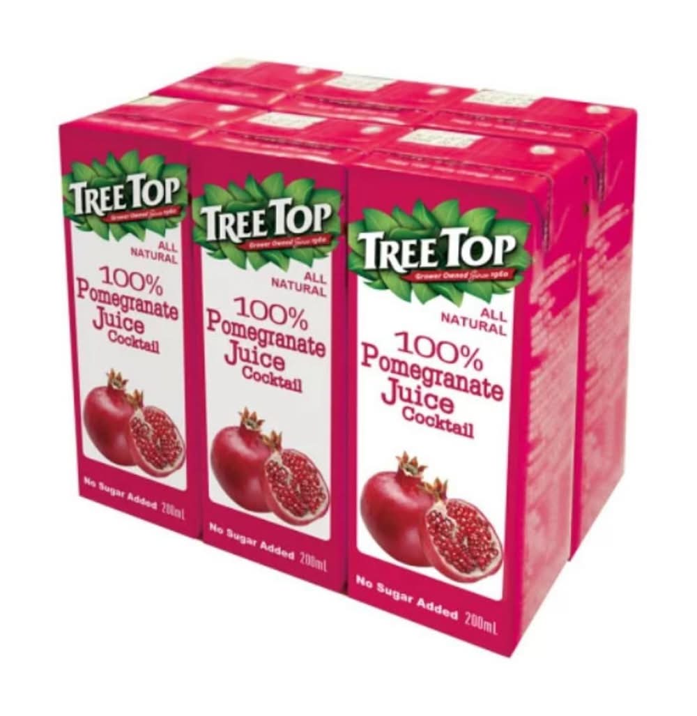 樹頂100%蔓越莓綜合果汁200MLx6入