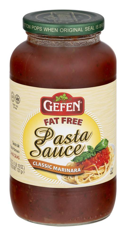 Gefen Sauce pour pâtes marinara classique sans gras Delivery Near Me