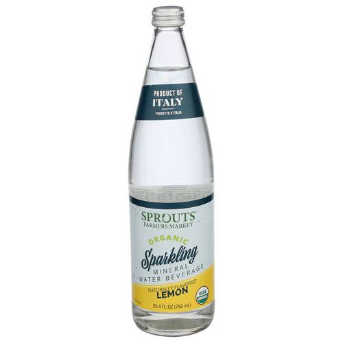 Sprouts Organic Lemon Sparkling Mineral Water