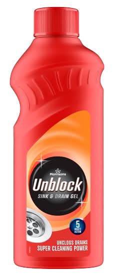 Morrisons Unblock Sink & Drain Gel (500ml)