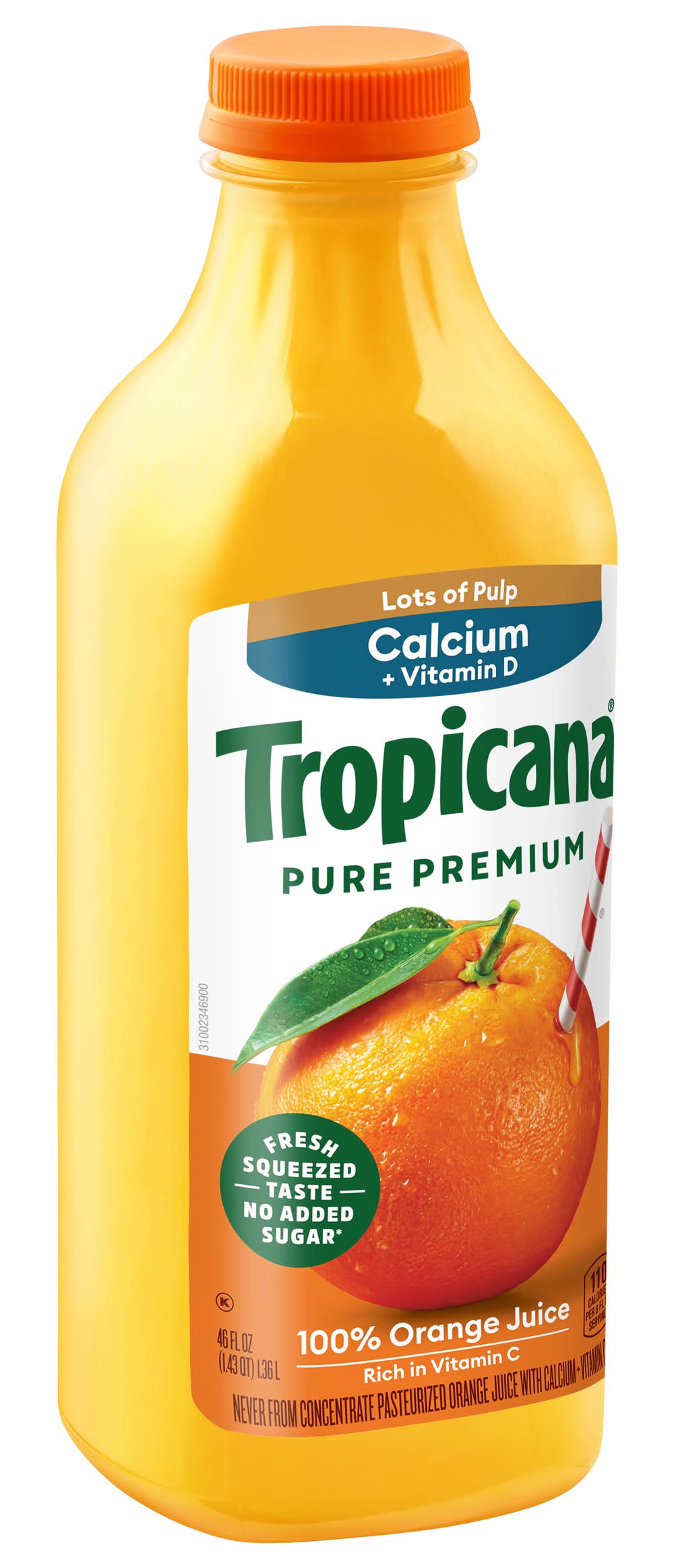 Tropicana Pure Premium Grovestand 100% Orange Juice (46 fl oz