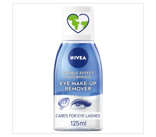 Nivea Double Effect Waterproof Eye Make Up Remover (125ml)