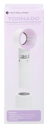 Tornado Bladeless Handheld Fan 2.7in x 7.8in Lilac
